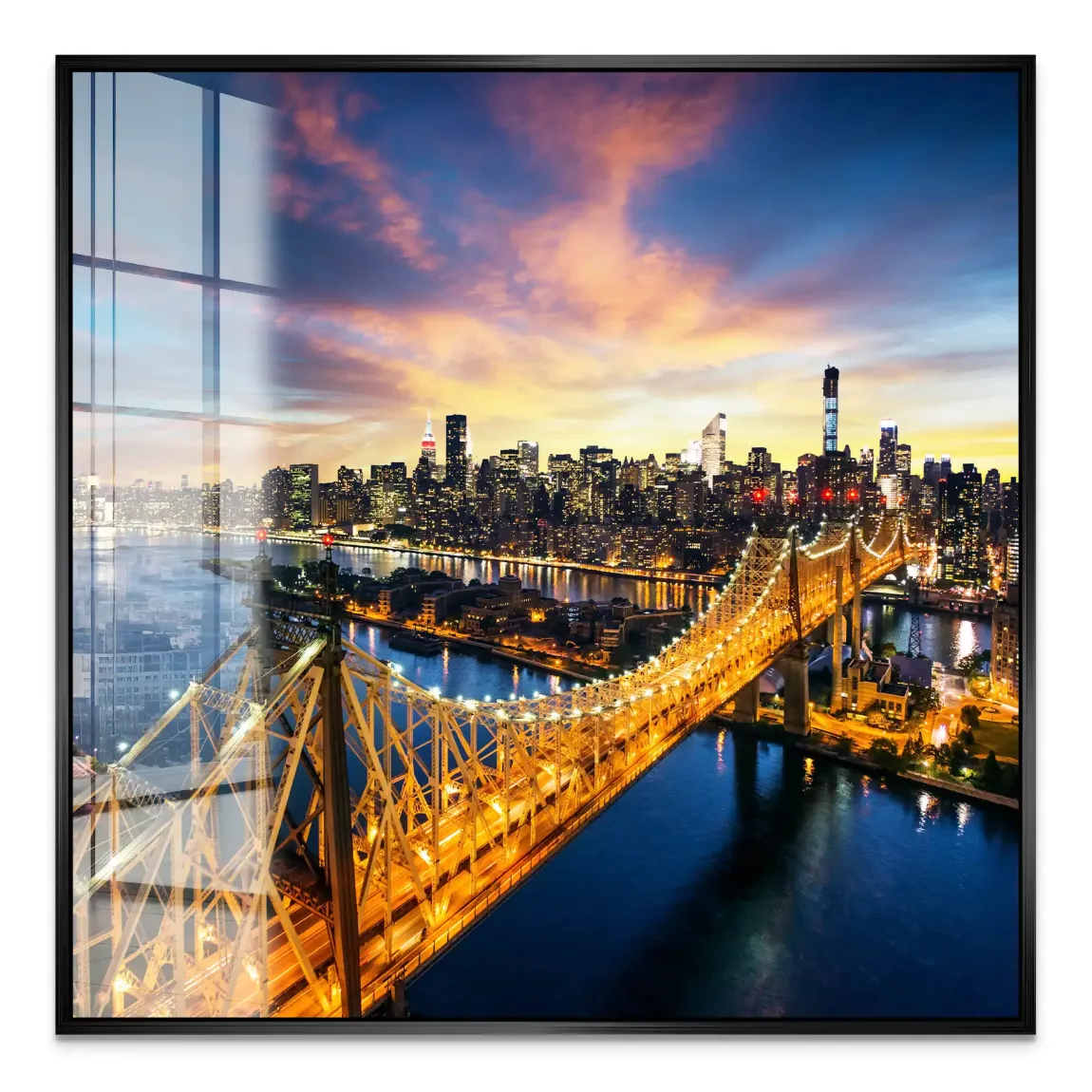 Manhattan Panorama Acrylglasbild