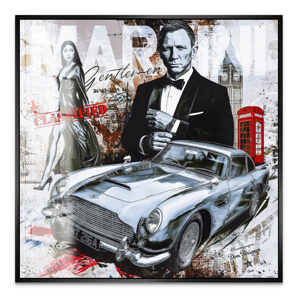 James Bond Martini Style Acrylglas Bild INGALERIE