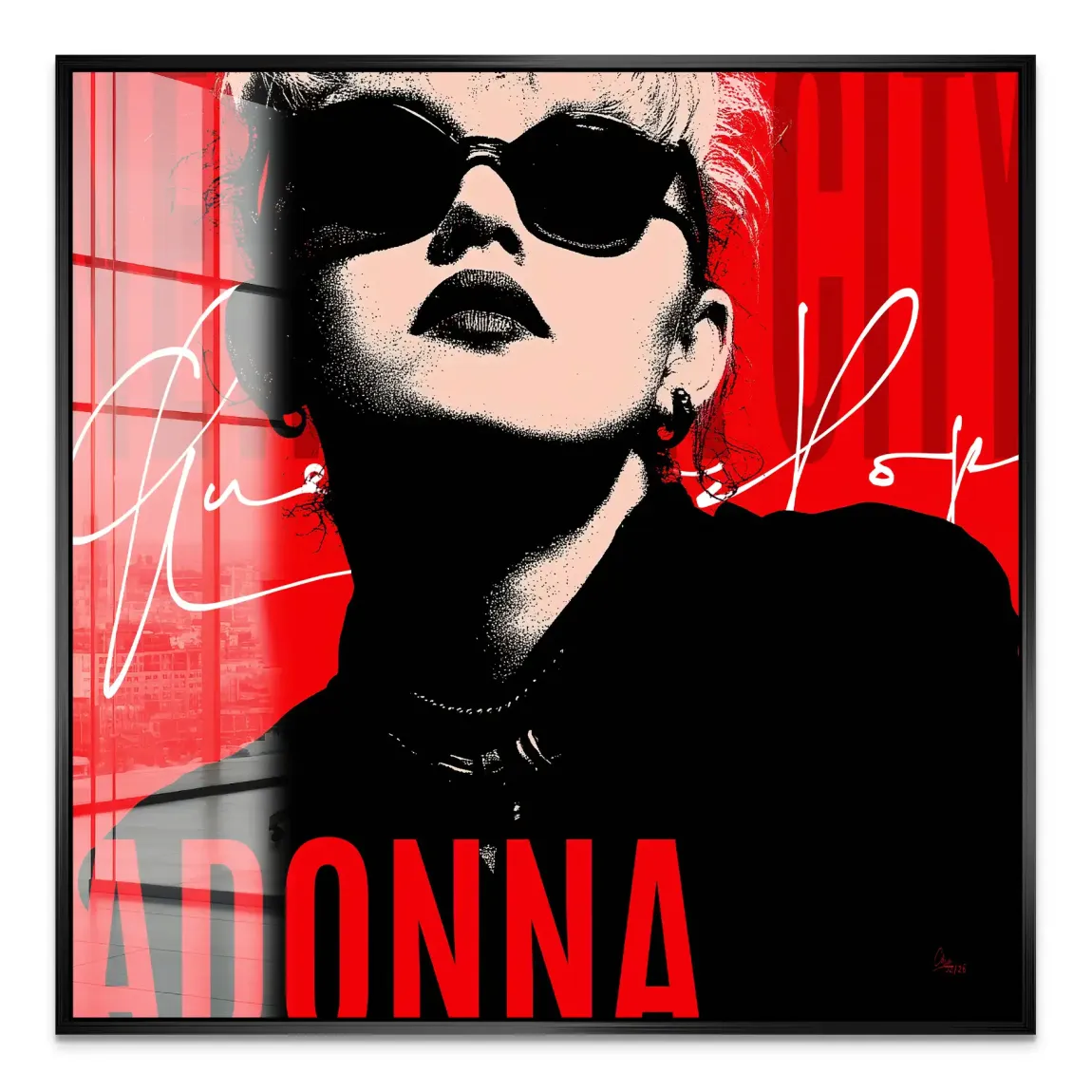 Madonna Pop Acrylglas Bild