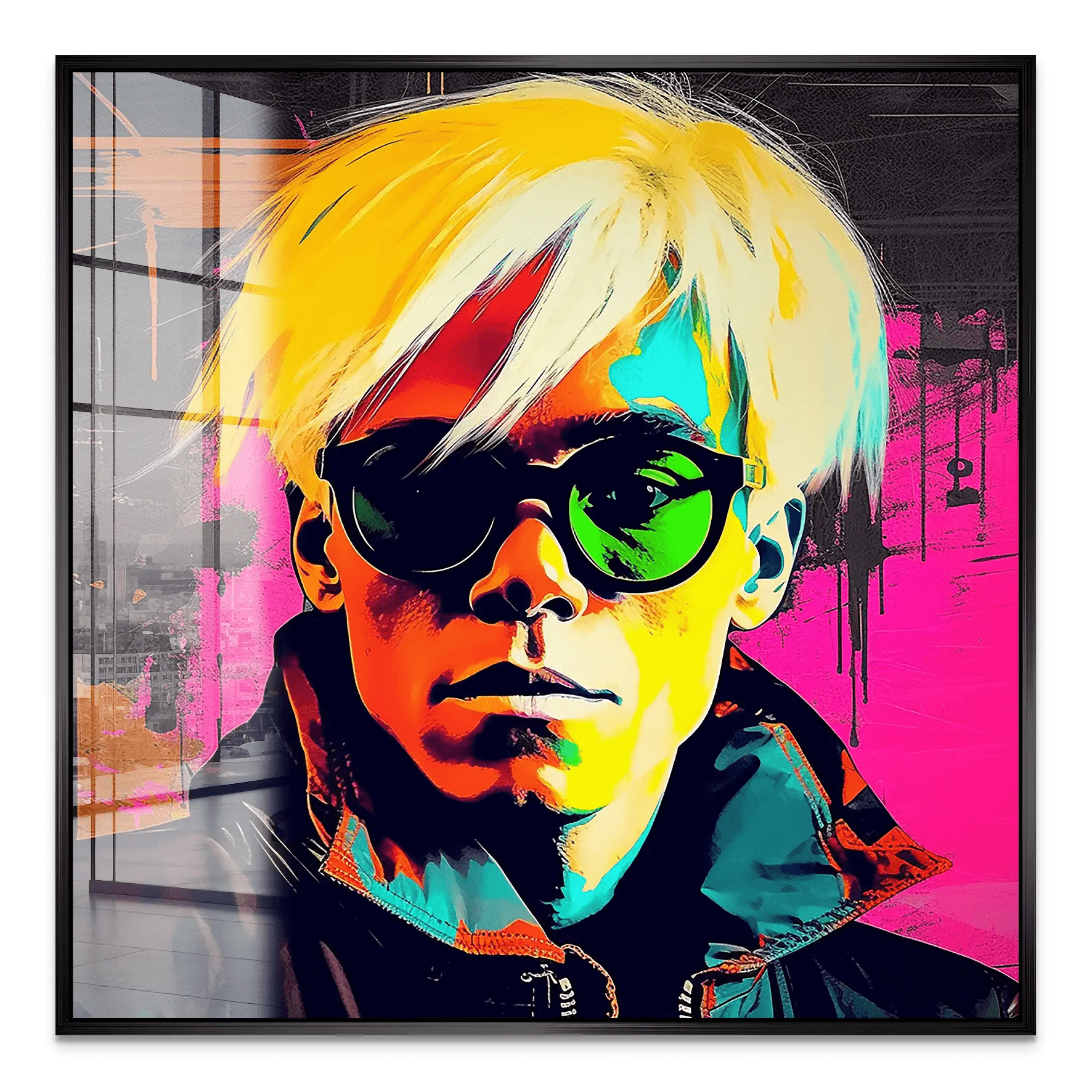 Warhol Pop Art Acrylglas Bild INGALERIE