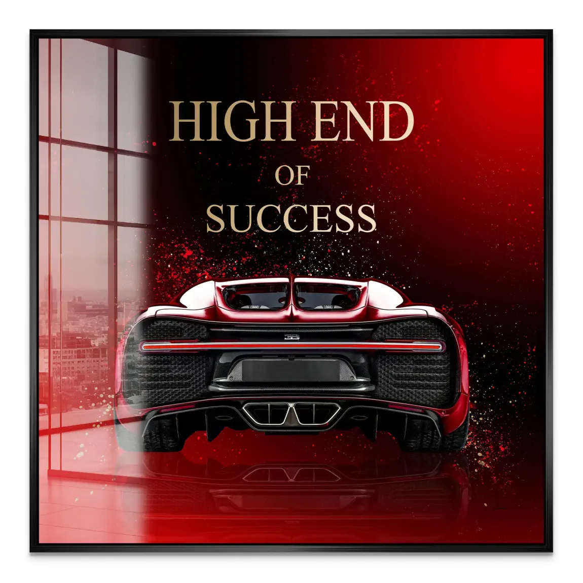 Red Empire Bugatti Acrylglas Bild