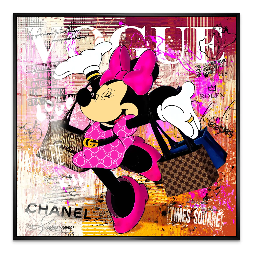 Minnie Vogue Modern Acrylglas Bild INGALERIE