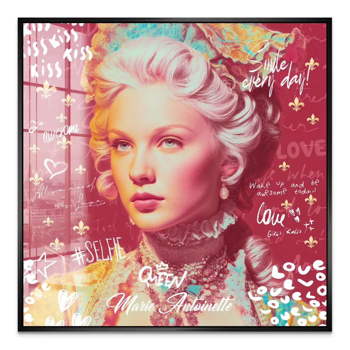 Marie Royal Pop Acrylglas Bild