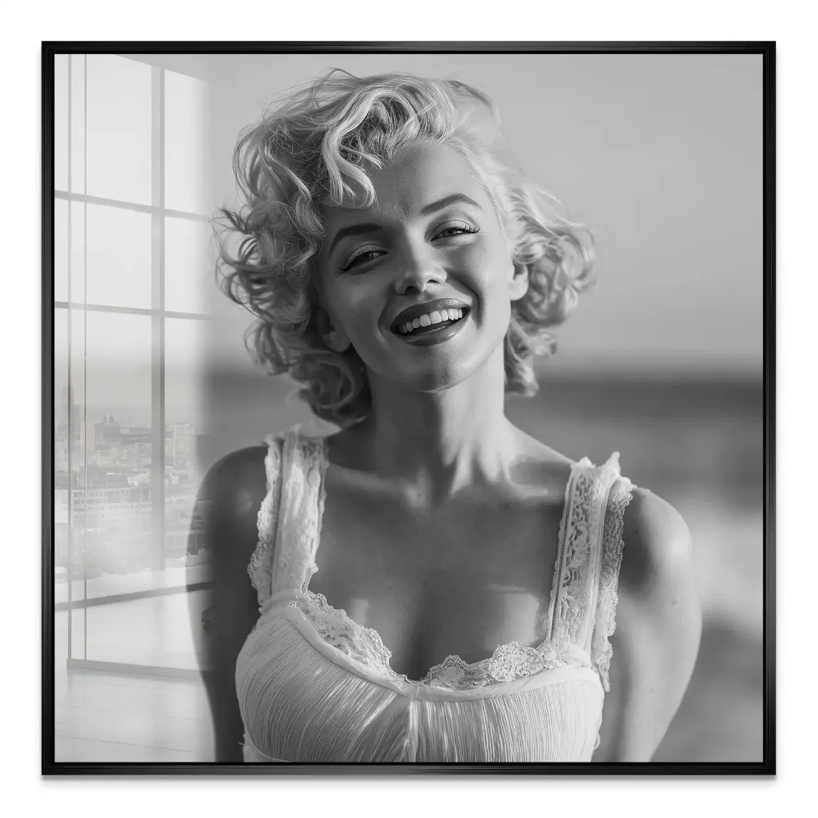 Marilyn Monroe Summer Beach Acrylglas Bild