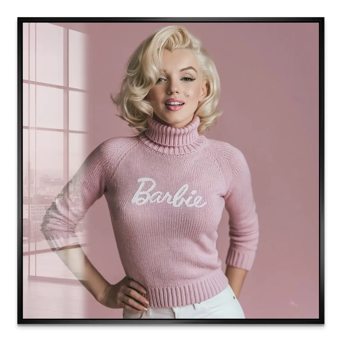 Marilyn Monroe Barbie Acrylglasbild