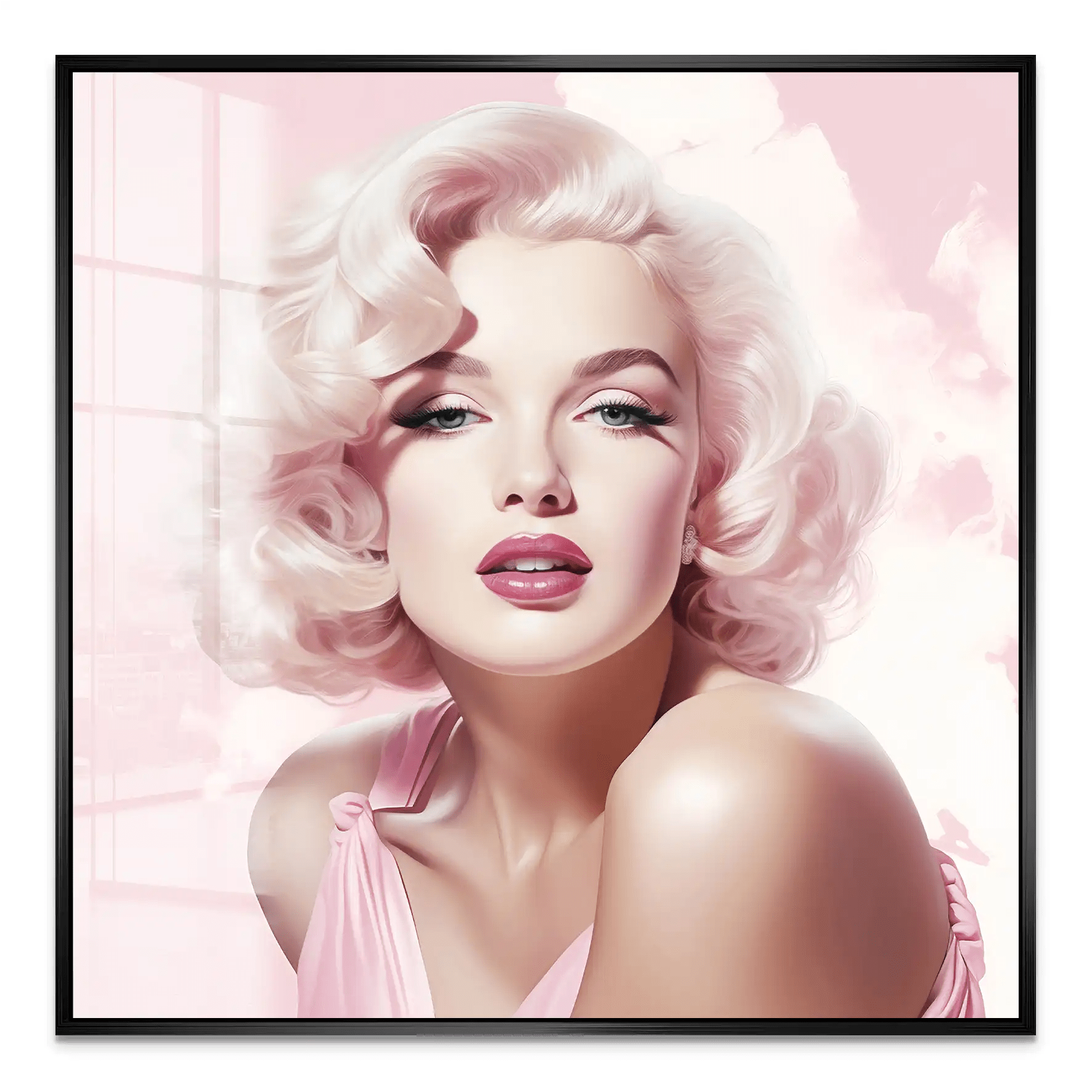 Pink Marilyn Acrylglas Bild INGALERIE