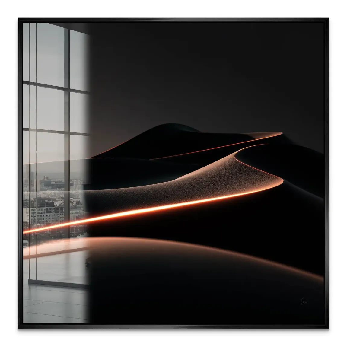 Noir Dune Acrylglas Bild