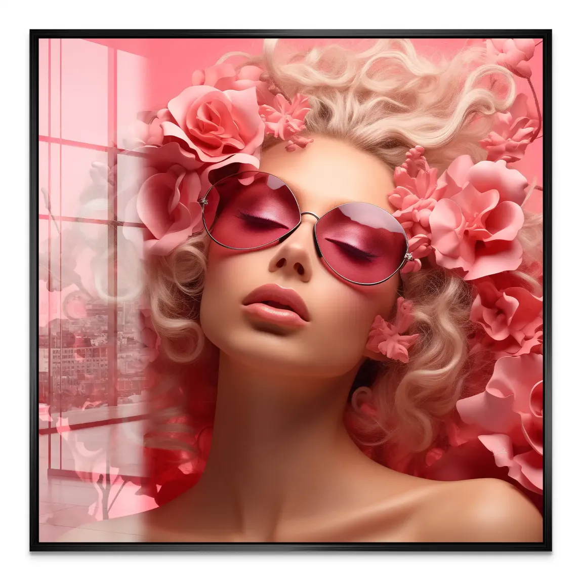 Pink Mirage Acrylglas Bild