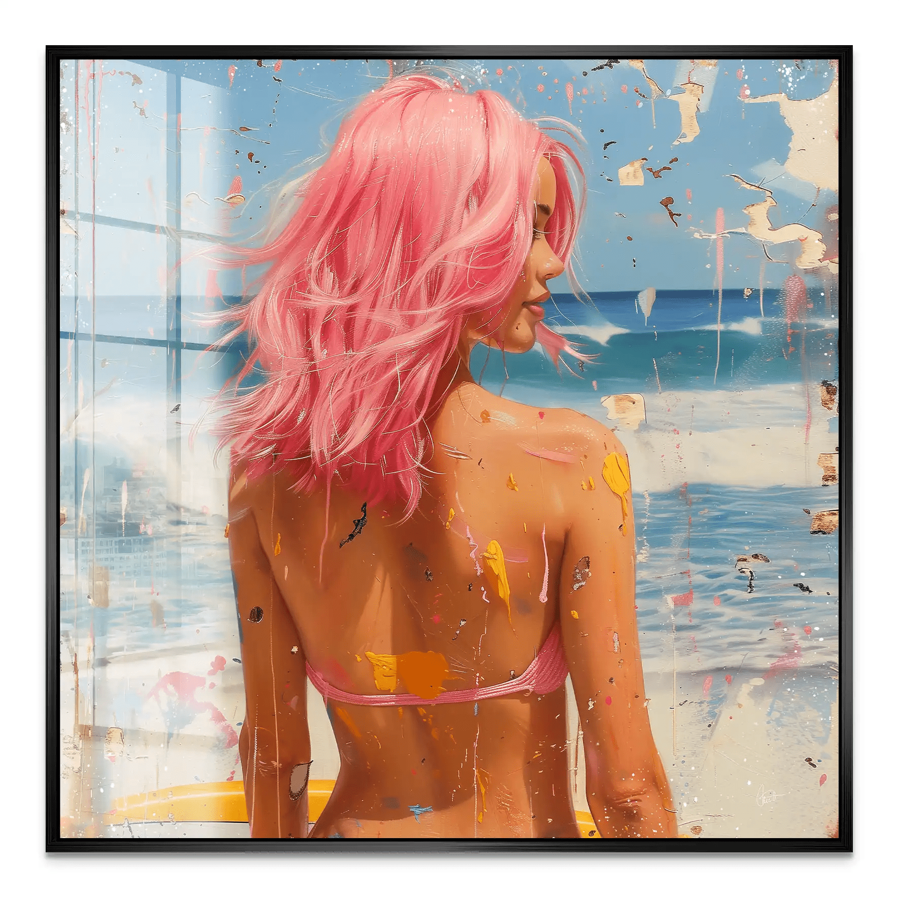 Beach Girl Nr.3 Acrylglas Bild INGALERIE