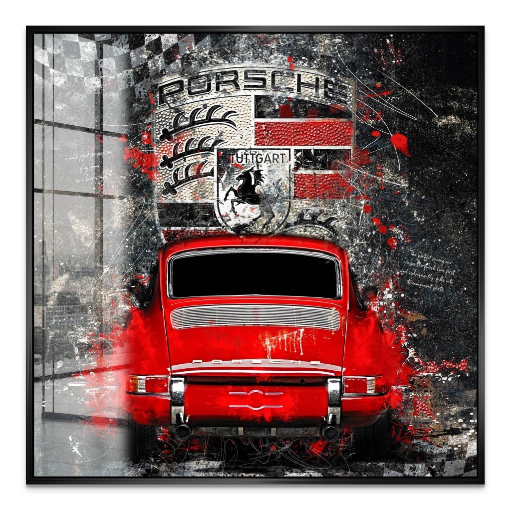 Porsche 911 Abstrakt Acrylglas Bild INGALERIE