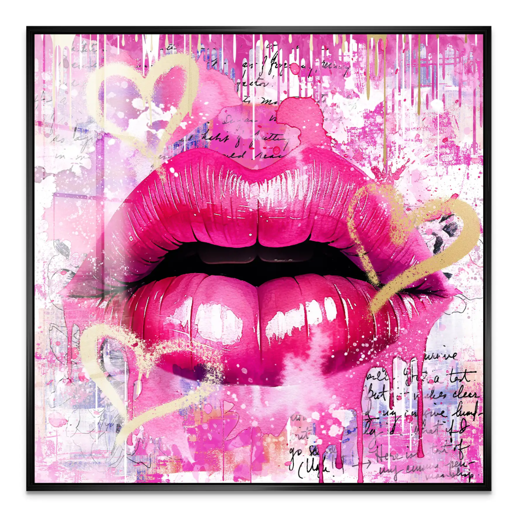 Sweet Lips Acrylglas Bild INGALERIE