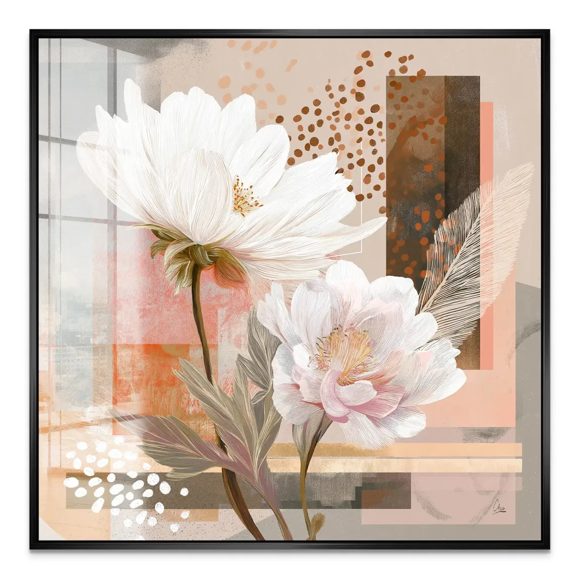 Soft Bloom Acrylglas Bild