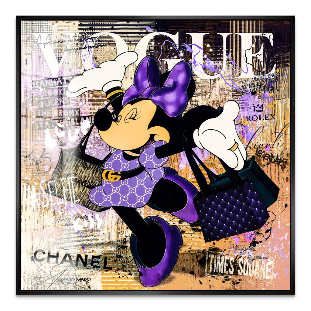 Minnie Vogue Acrylglas Bild INGALERIE
