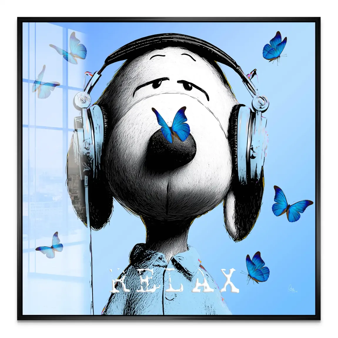 Snoopy Relax Acrylglasbild