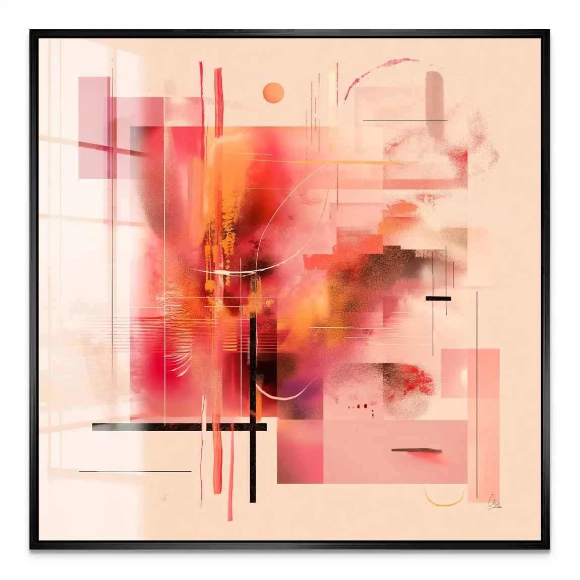 Infinite Glow Acrylglas Bild