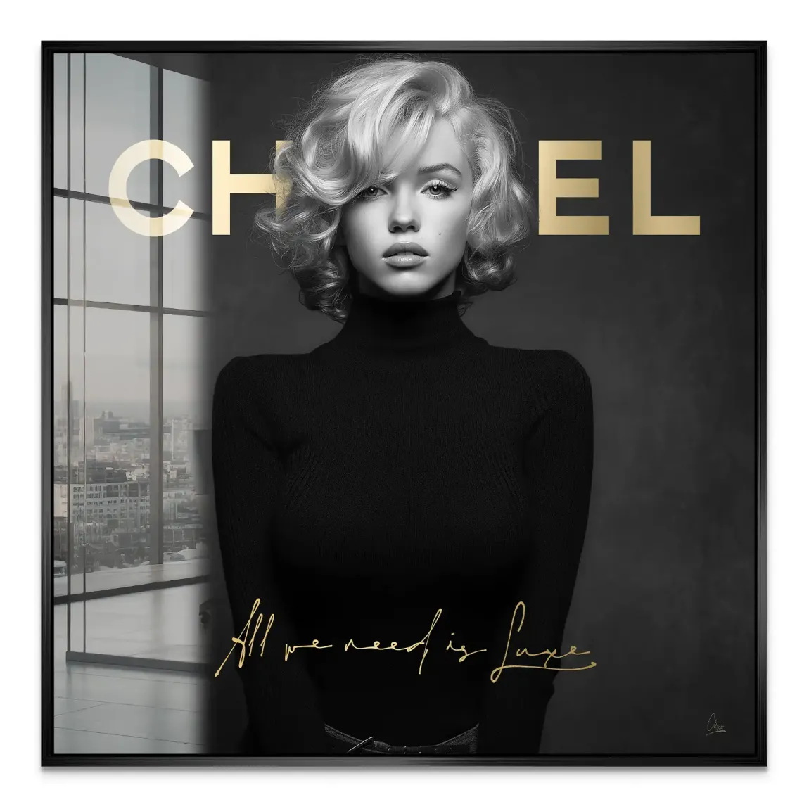 Marilyn Luxe Art Acrylglas Bild