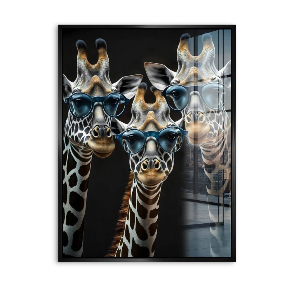 Die Drei Giraffen Acrylglas Bild INGALERIE