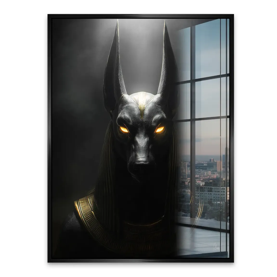 Dark Anubis Acrylglasbild