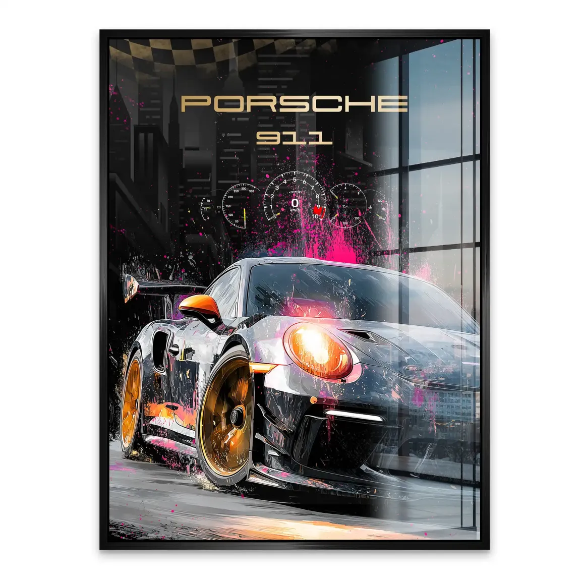 Porsche 911 GT3 Touch of Speed Acrylglasbild