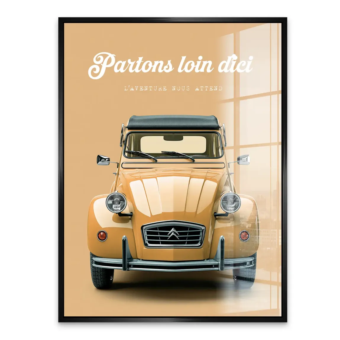 Citroen 2CV Voyage Acrylglasbild