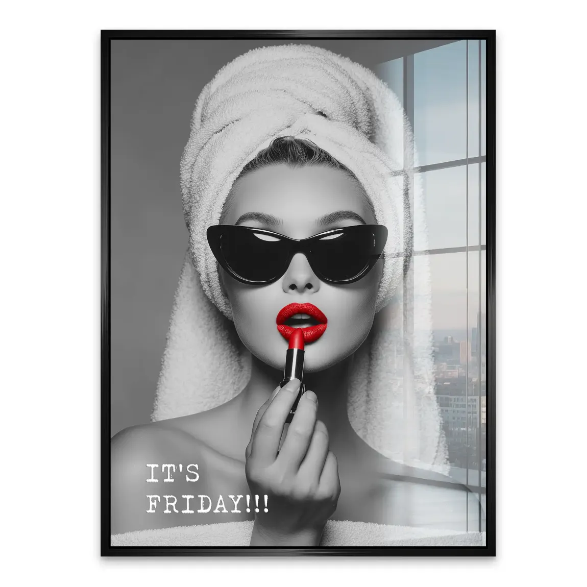 Friday Lipstick Acrylglasbild