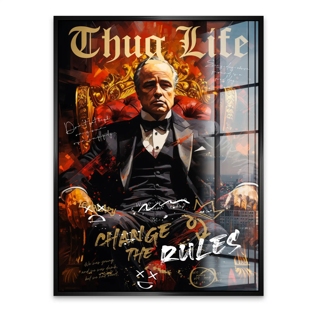 Godfather Rules Acrylglas Bild INGALERIE