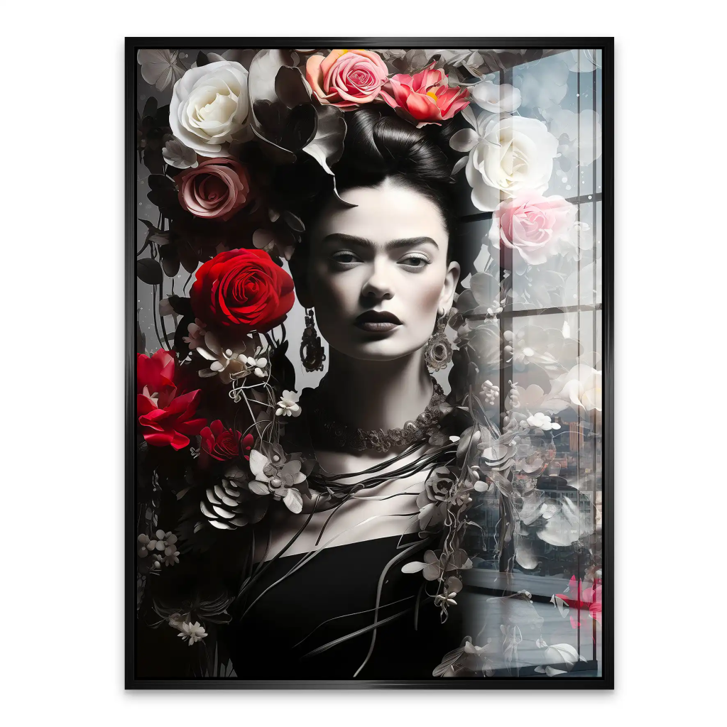 Frida Kahlo Modern Style Acrylglas Bild INGALERIE