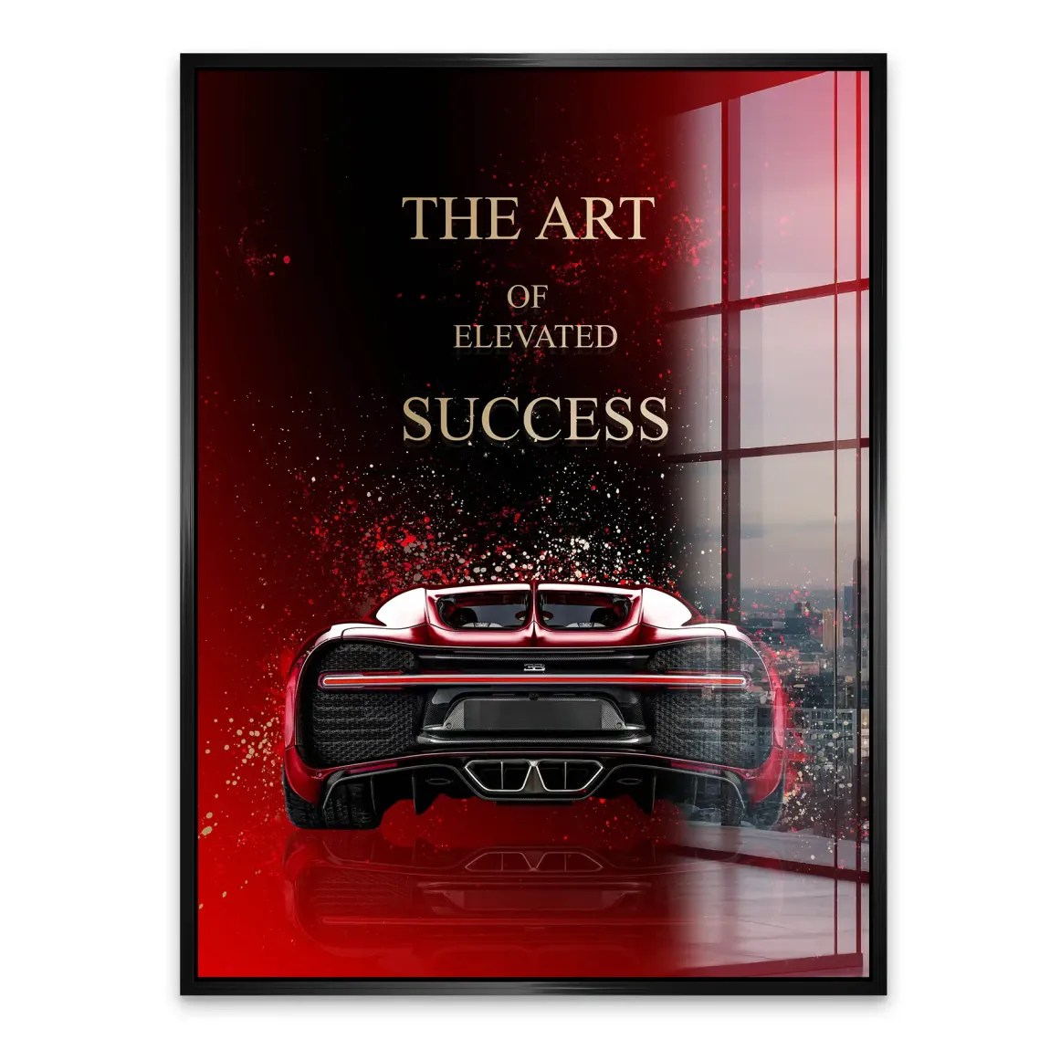 Art of Success Bugatti Acrylglasbild