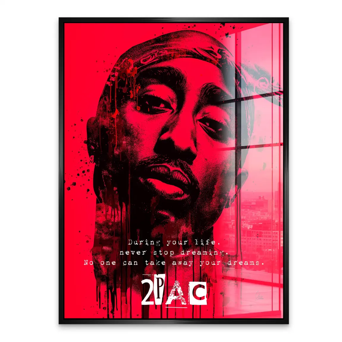 Red Legend Acrylglasbild