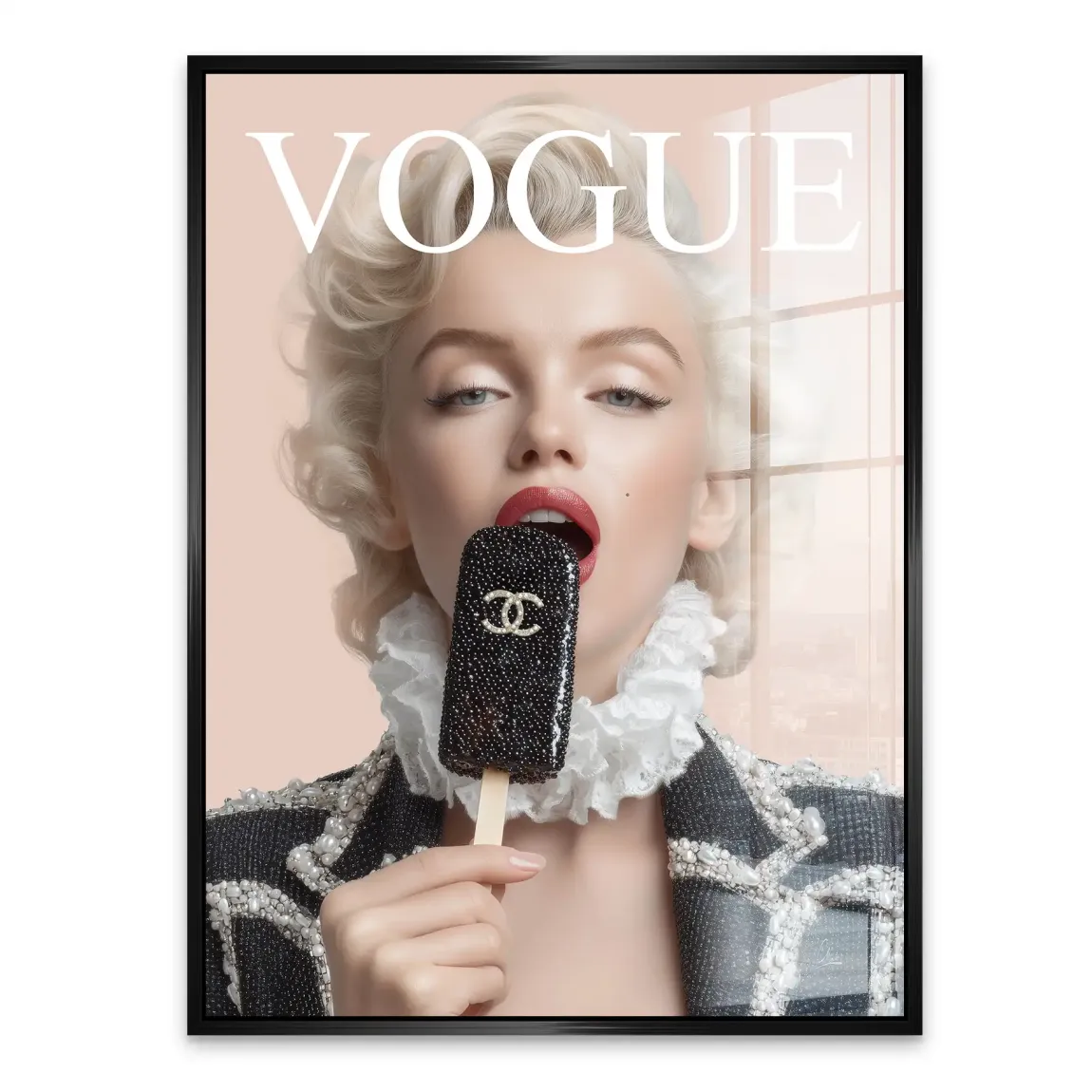 Marilyn Coco Eis Acrylglasbild