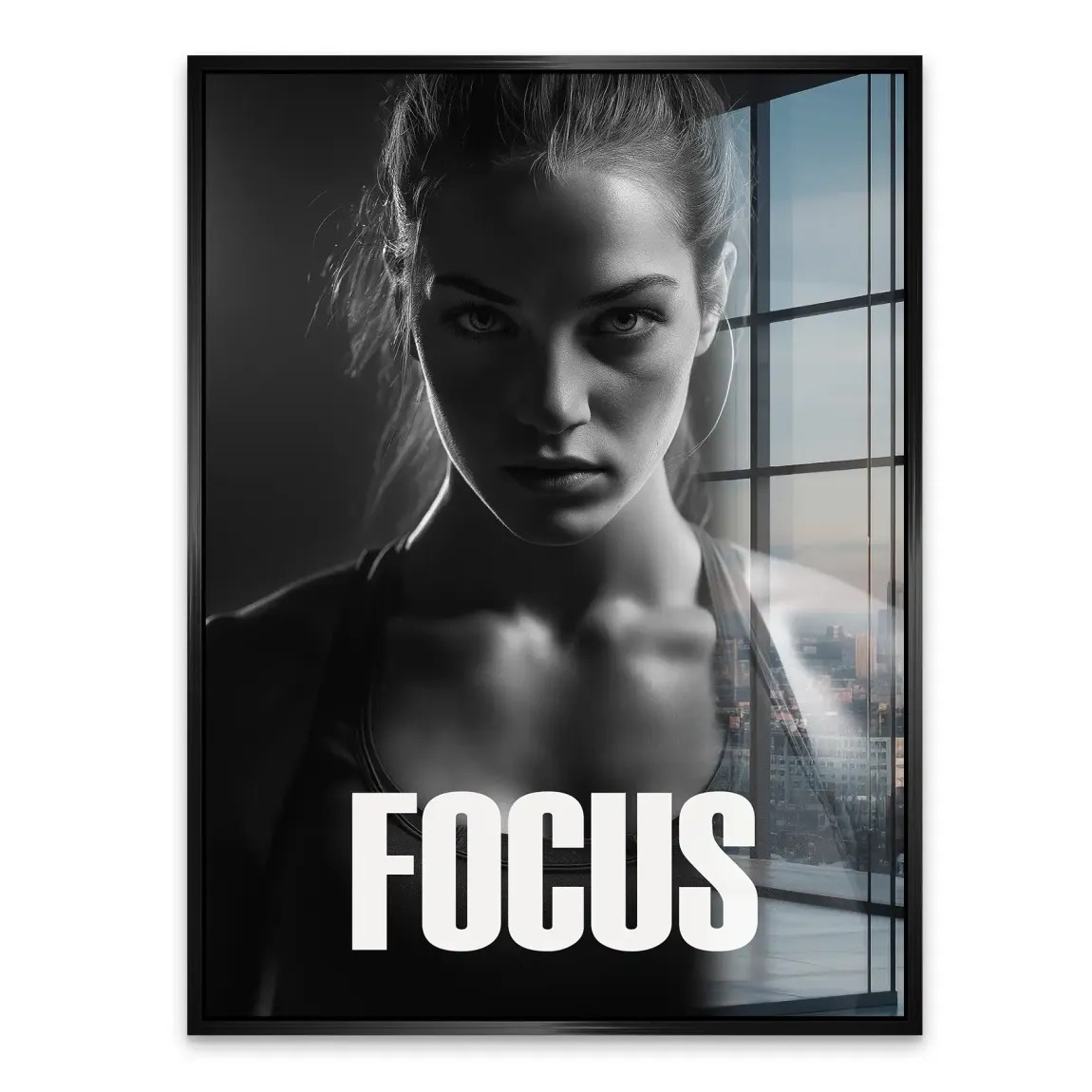 Focus Athletin Acrylglasbild