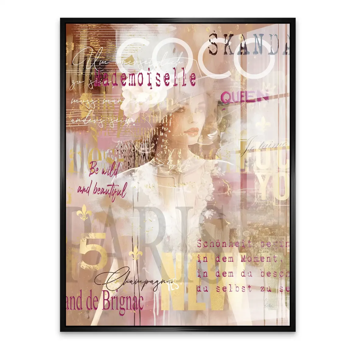 Coco Mademoiselle Acrylglasbild