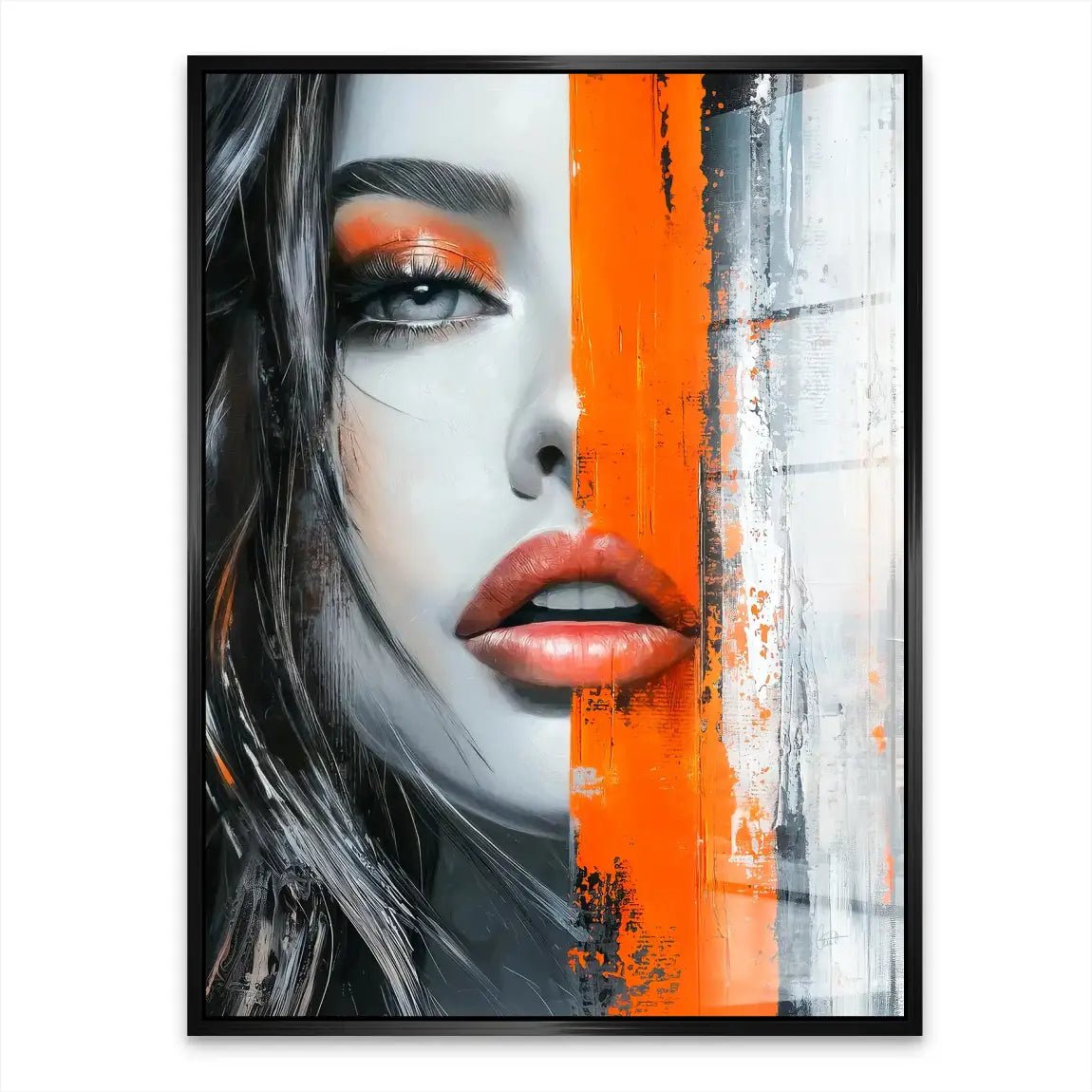 Orange Beauty Nr.2 Acrylglasbild INGALERIE