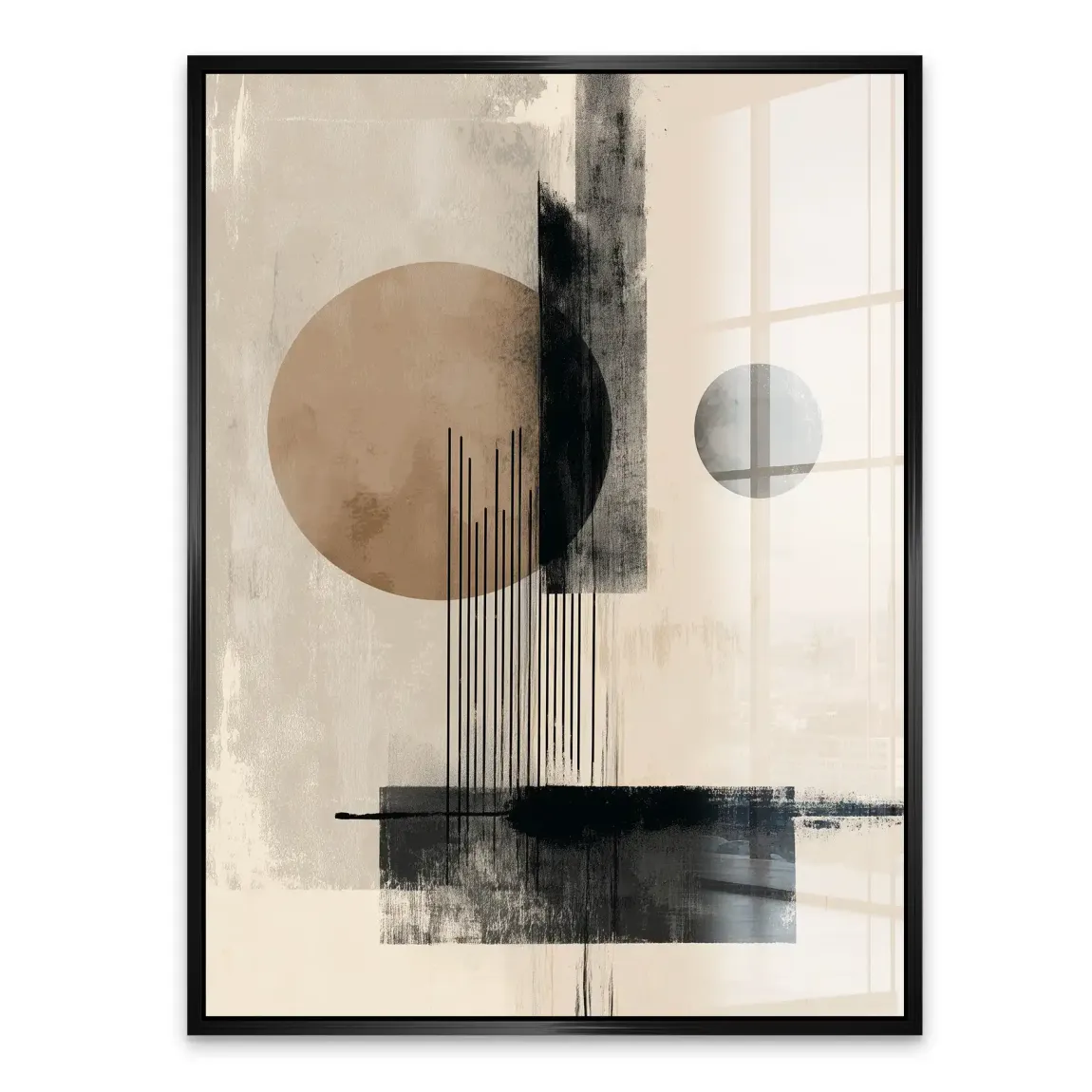 Linear Essence Abstrakt Acrylglasbild