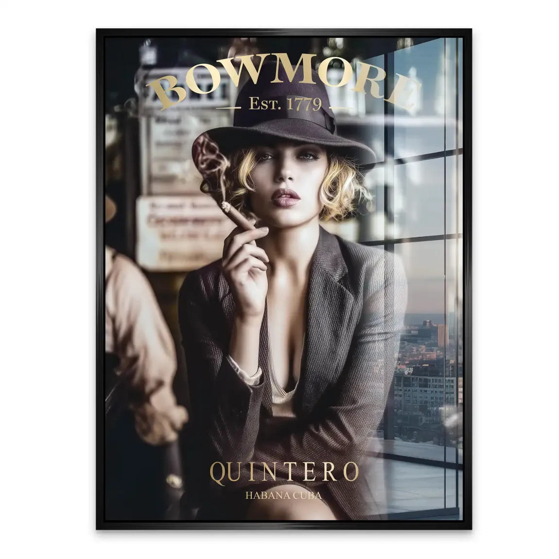 Whisky Noir Acrylglasbild