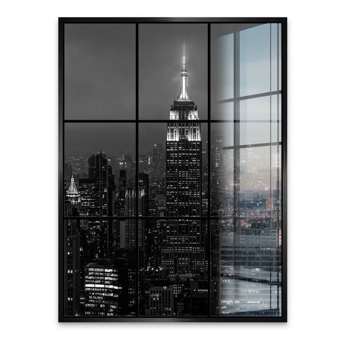 Midnight Crown New York Acrylglasbild