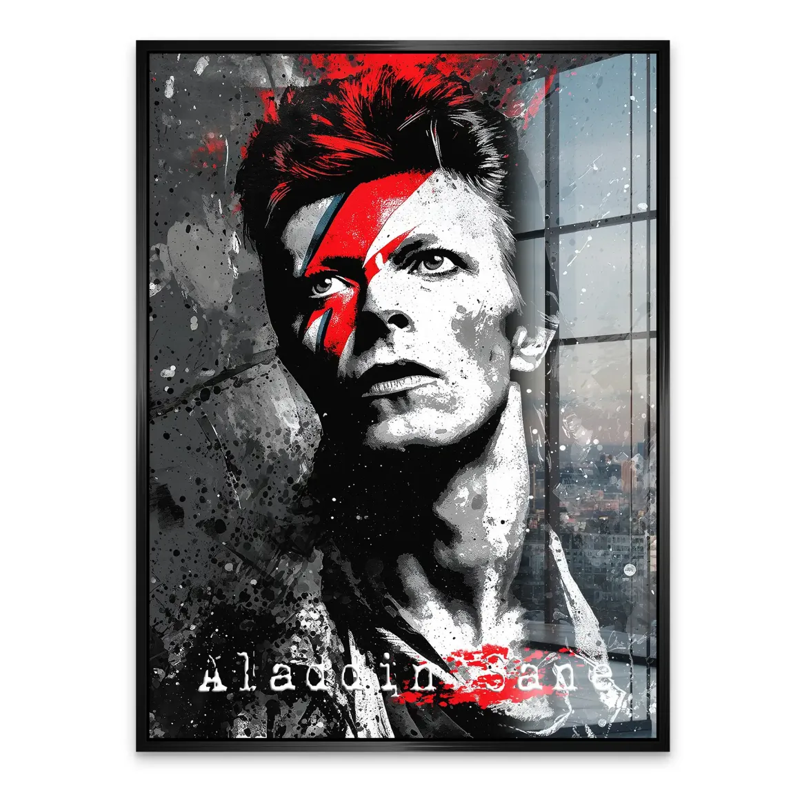 David Bowie Starlight Acrylglasbild
