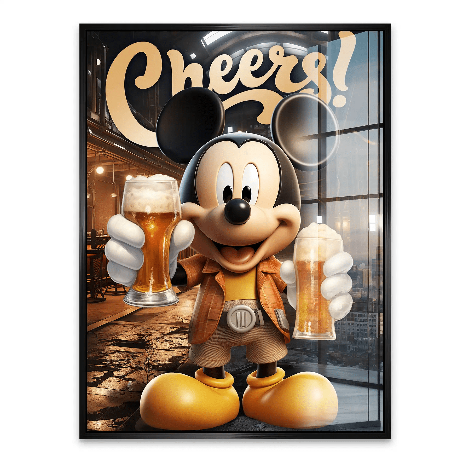 Micky Cheers Acrylglas Bild INGALERIE