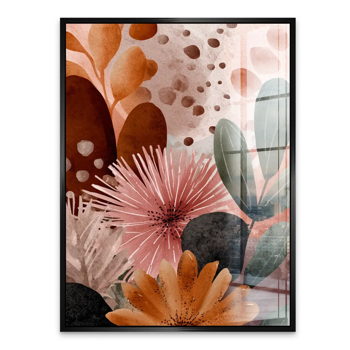 Terracotta Harmony Acrylglasbild