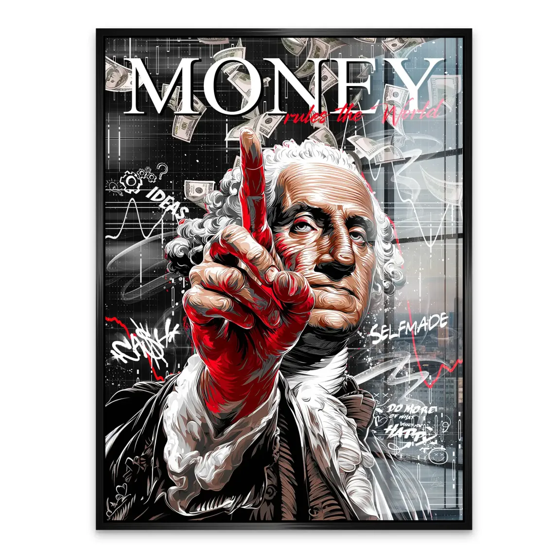 Money Leader Wallstreet Acrylglasbild