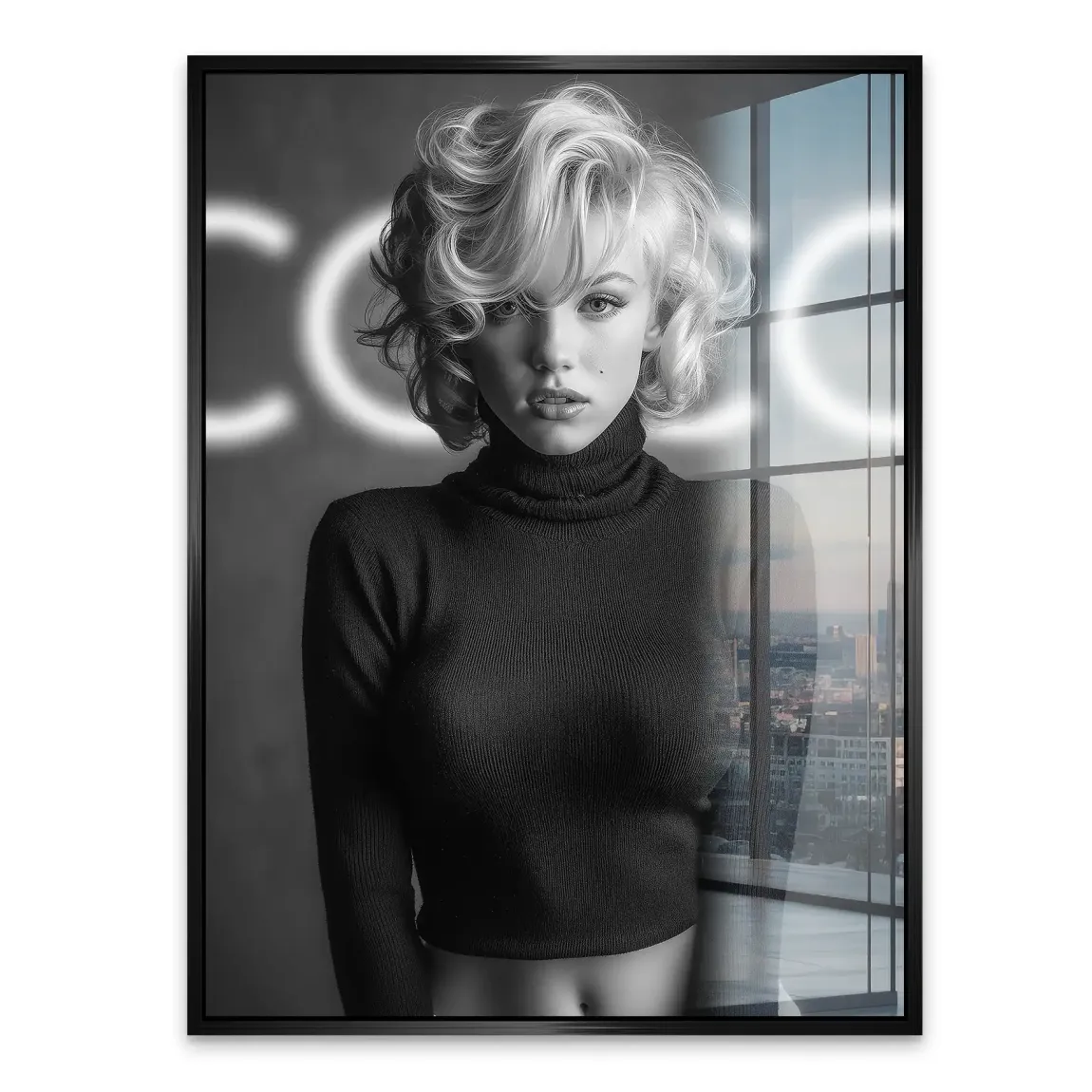 Marilyn Coco Glamour Acrylglasbild