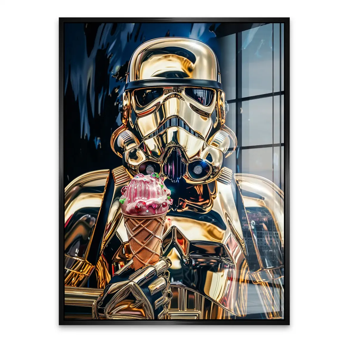 Stormtrooper Eis Acrylglasbild