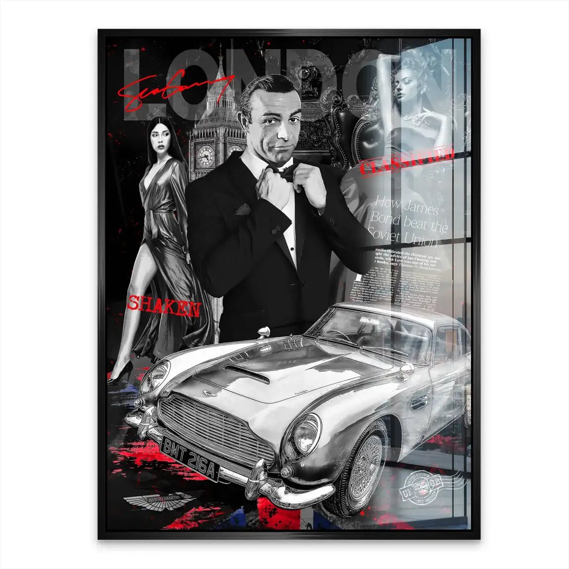 Bond London Style Acrylglasbild INGALERIE