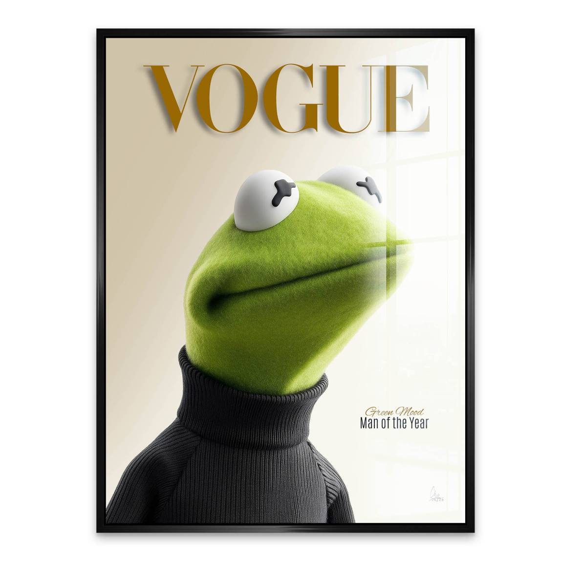 Kermit Couture Acrylglasbild