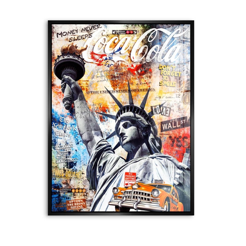 Pop Art Acrylglasbild New York Coke INGALERIE