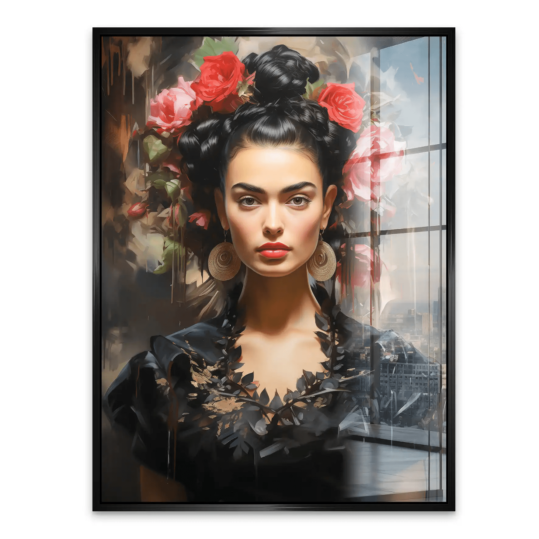 Frida Kahlo Beauty Acrylglas Bild INGALERIE