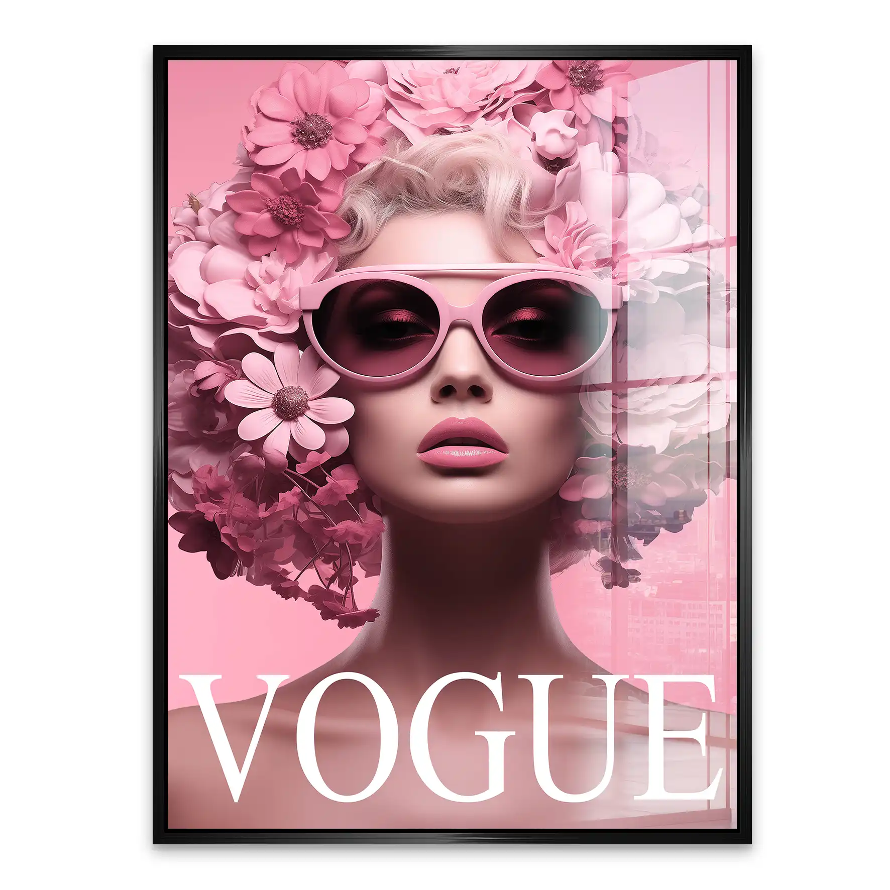 Pink Vogue Acrylglas Bild INGALERIE