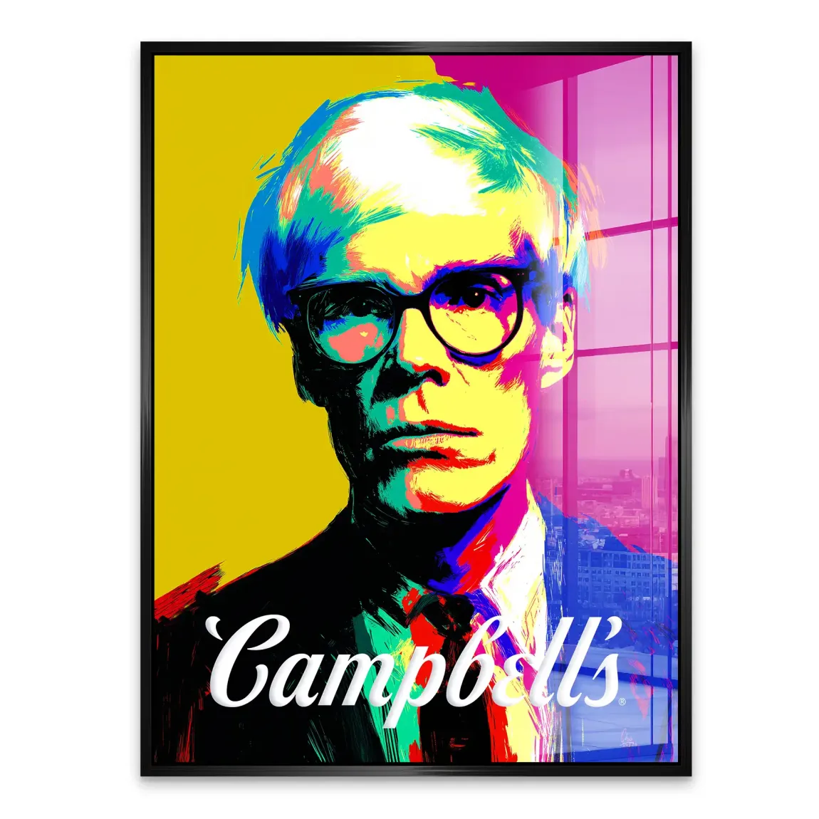 Campbell Popart Acrylglasbild