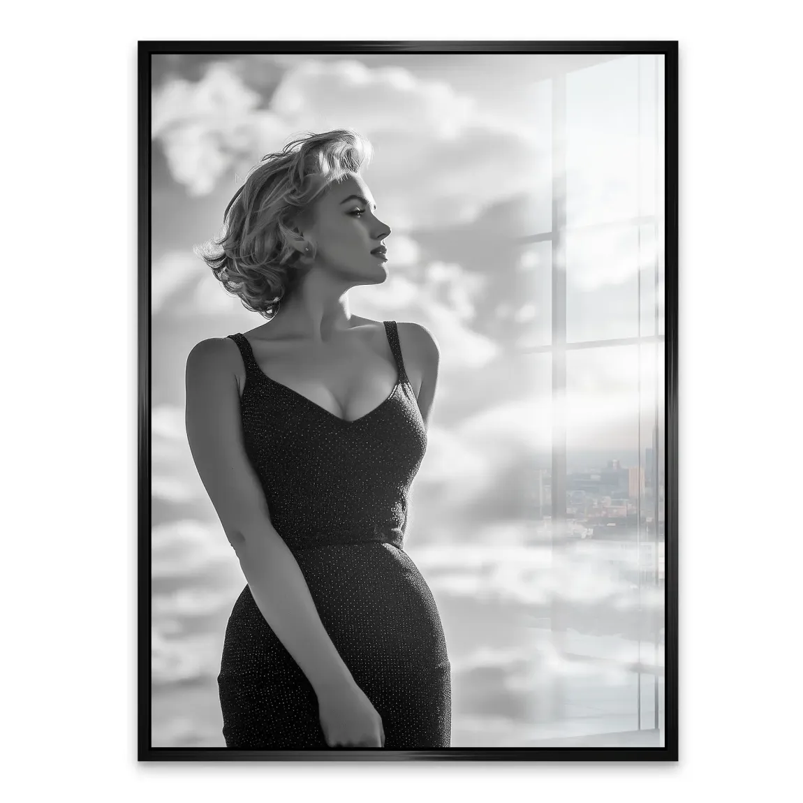 Marilyn Sunset Grace Acrylglasbild
