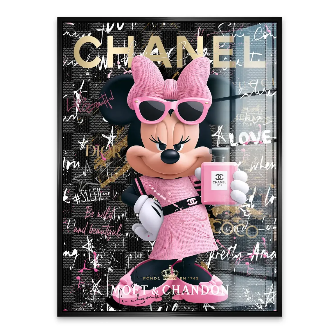 Minnie Couture Acrylglasbild